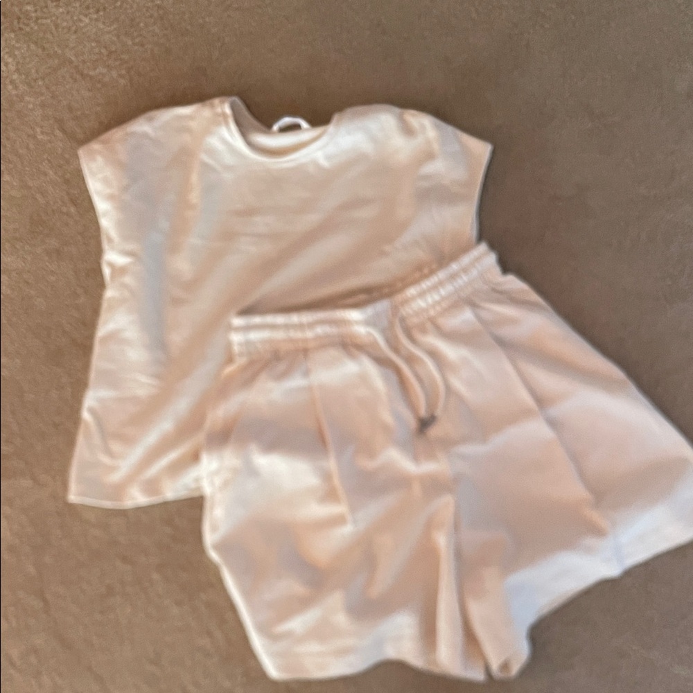 Zara White Tank Top and Shorts Set - Picture 7 of 7
